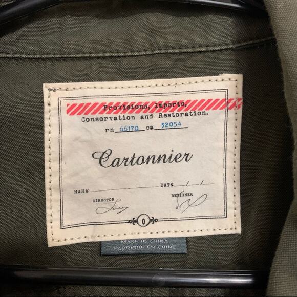 Anthro Cartonnier green utility jacket - Picture 6 of 8